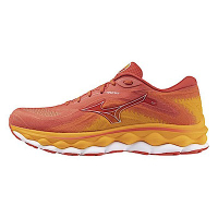 Mizuno Wave Sky 7 [J1GC230255] 男 慢跑鞋 運動 路跑 一般型 緩震 透氣 耐磨 粉橘 黃