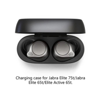 Protective Charging Case Box for Jabra Elite 75t/Jabra Elite 65t/Elite Active 65t Wireless Bluetooth Earphone Accessory