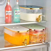 冰箱冷水壺帶龍頭家用果汁冷飲桶檸檬果茶桶涼飲料桶 交換禮物