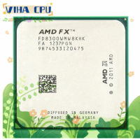 AMD FX-8300 FX 8300 FX8300 3.3 GHz Eight-Core 8M Processor Socket AM3+ CPU 95W Bulk Package FX-8300