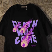Tshirt Oversize Baju Kaos Pria Distro Original 100% Tebal api Bahasa inggris pencetakan Gaya Amerika
