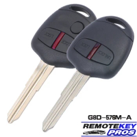 DIYKEY 2/3 Button Remote Key Shell Fob for Mitsubishi L200 Shogun Pajero Montero Triton Outlande