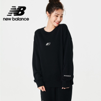[New Balance]NB長袖衛衣_女性_黑色_WT23514BK
