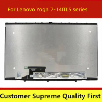 5D10S39740 5D10S39670 For Lenovo Yoga 7-14 Series Yoga 7-14ITL5 82BH Yoga 7-14ACN6 LCD Touch Screen Digitizer Laptop Assembly