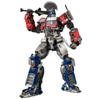 In Stock Original THREEZERO 3A DLX Optimus Prime Rise of The Beasts 28.5CM Anime Figure Model Collectible Action Toys Gifts