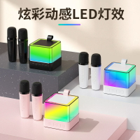 K12無線K歌音響話筒一體機帶燈家用戶外唱歌分體式麥克風音箱-UM.有米家居