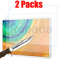 2PCS Glass screen protector for Huawei matepad pro 10.8 2021 10.8‘’ tablet protective film HD Clear 9H hardness