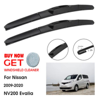 Car Wiper Blade For Nissan NV200 Evalia 22"+16" 2009-2020 Front Window Washer Windscreen Windshield Wipers Blades Accessories