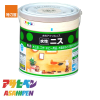 【特力屋】日本Asahipen 水性木器著色清漆 透明 0.7L