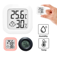 Mini Temperature Humidity Meter Detector With LCD Digital Display Thermometer Hygrometer Fridge Freezer Tester Thermograph
