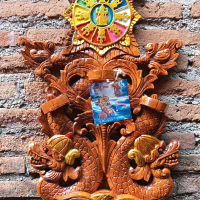 Blawong Isi 3 Motif Logo Majapahit -