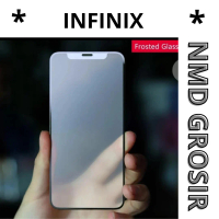 (GRATIS ONGKIR) (INFINIX ) Antigores Kaca CERAMIC MATTE (DOVE) TEMPERED GLASS PRIVASI/SPY FOR INFINI