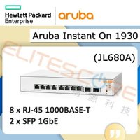 HPE Aruba Instant On 1930 8xGiga 2xSFP 交換器 (JL680A)