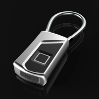 Fingerprint Lock Portable Intelligent Fingerprint Lock Keyless Waterproof USB Rechargeable for Door Suitcase Backpack