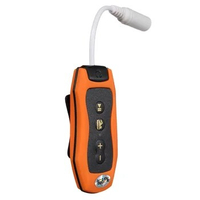 8GB MP3 Player Swimming Underwater Diving Spa + FM Radio Waterproof Headphones Orange