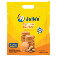 [พร้อมส่ง] Julie Julie's Baguette with Peanut Butter Filling, Size 360 Grams.