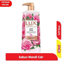 Lux Botanicals Soft Rose Body Wash Pump 500g