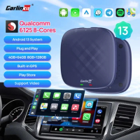 Carlinkit Android 13 Tv Box CarPlay Android Auto for Netflix iptv YouTube Spotify Wireless QCM665 4G LTE Play Game Streaming Box