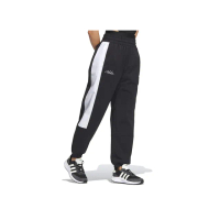 【adidas 愛迪達】RCO WV PT2 女款 黑色 訓練 休閒 運動 口袋 寬鬆 縮口 長褲 IP0741