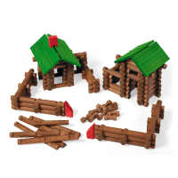 【Lakeshore】小木屋建築師 社會扮演想像創造玩偶模型(益智成長 邏輯建構 原裝進口)