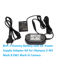 BLH-1 BLH1 AC E6 AC-E6 Power Supply Adapter Kit for Olympus E-M1 Mark II EM1 Mark iii Camera