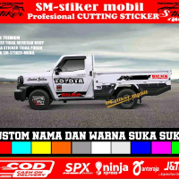 stiker mobil hilux rangga stiker variasi mobil hilux triton strada navara