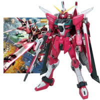 Bandai GUNDAM Anime Model MG 1/100 ZGMF-X19A JUSTICE GUNDAM Action Figure Assembly Model Doll Toys Gifts for Children