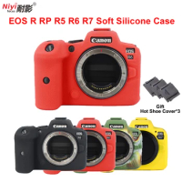 Canon EOSR6 R5 R RP Silicone Case Bag Body Cover Protector Frame Skin for Canon EOS R6 EOSR6 EOSR EOSRP EOSR EOSR5 EOS R7 Camera