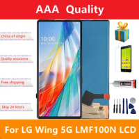 Super AMOLED LCD Display Original For LG Wing 5G LCD Display For LG Wing 5G LMF100N LCD Display Screen Touch Digitizer Assembly