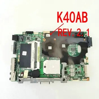 K40AB K50AB For Asus K40AF K40AD X4DAF K50AB K50AF K50AD X5DAf X5DAD laptop motherboard REV.2.1 14 inch 15.6 inch " Mainboard