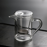 透明玻璃泡茶壺一人用小號單人功夫茶紅茶茶具茶水分離小容量單壺