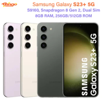 Samsung Galaxy S23+ S9160 256GB/512GB Original Mobile Phone Snapdragon 8 Gen 2 Octa Core 6.6" 50MP&amp;12MP 8GB RAM NFC Dual Sim