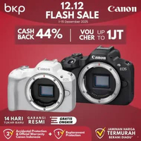 BKP Canon EOS R50 Mirrorless Camera EOS R 50 / R-50 Body Only White GARANSI RESMI