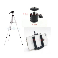 3 in 1 3110 Tripod stand With 3-Way Head Tripod Bag + cellphone holder + 360 Tripod Ball Head for can&amp;n nik&amp;n s&amp;ny Pentax Camera