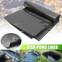 Fish Pond Liner Cloth Home Pool Landscaping Reinforced Framed Pool Waterproof Tarp Outdoor Garden Basin Pond Cover Canvas