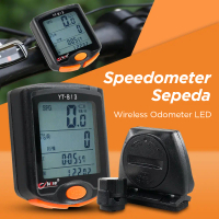 BerkahMall Jakarta BOGEER Speedometer Sepeda Wireless Odometer LED Waterproof - YT-813