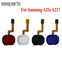 For Samsung Galaxy A21s Touch ID Fingerprint Sensor Home Menu Button Flex Cable Ribbon Replacement Parts A21s Fingerprint Flex