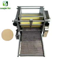 Automatic 18-20cm diameter corn flour roti chapatti pressing machine tortilla press making machine tortilla flat bread machine