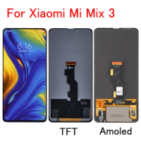 AMOLED/TFT Black 6.4 inch For Xiaomi Mi Mix 3 Mix3 Full LCD DIsplay Touch Screen Digitizer Assembly Replacement parts