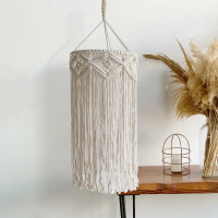Bohemian style hand-woven lampshade, simple homestay chandelier decoration, Nordic style room and li