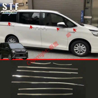 Stainless Steel Window Frame Trim Below For Toyota Voxy R80 2018 2019 2020 Car Accessories Stickers
