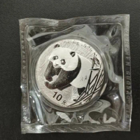 2002 China 1oz Ag.999 Silver Panda Coin UNC