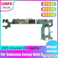 Original Unlocked For Samsung Galaxy Note 9 N960F N960FD N960U N9600 128GB 512GB Motherboard SM-N960F Logic Board EU Version