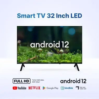 ROOMI Smart TV 32 Inch Digital Frameless Android 12 RMTV032-F Smart TV 32 Inch LED