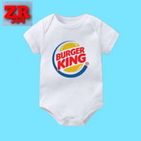 JUMPER BAYI BURGER KING KAOS LOGO BAJU BAYI USIA 0 - 12 BULAN SAMPAI 1 TAHUN BABY KIDS NEWBORN UMUR 