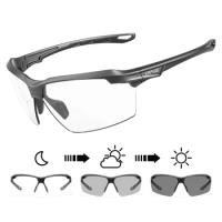 KAPVOE photochromic Sunglasses Men Outdoor Driving Bike Eyewear Women MTB Road Bicycle Cycling Glasses UV400 Sports Goggles