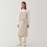 【MUJI 無印良品】MUJI Labo亞麻工作圍裙(共2色)