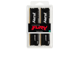 【Kingston 金士頓】FURY Beast DDR4 3200 32GB (16GB x2) PC 記憶體 黑 (KF432C16BBK2/32) *超頻