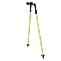 Green Aluminum Survey Bipod Support for Prism GPS Rod Leveling Staff Survey Equipment CLS22A