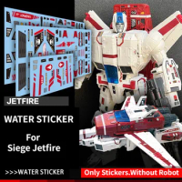 Water Sticker Upgrade Kit For Transformation Siege Jetfire Action Figure Accessories